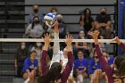 VB vs RIC  Wheaton Women's Volleyball vs Rhode Island College. - Photo by Keith Nordstrom : Wheaton, Volleyball, VB